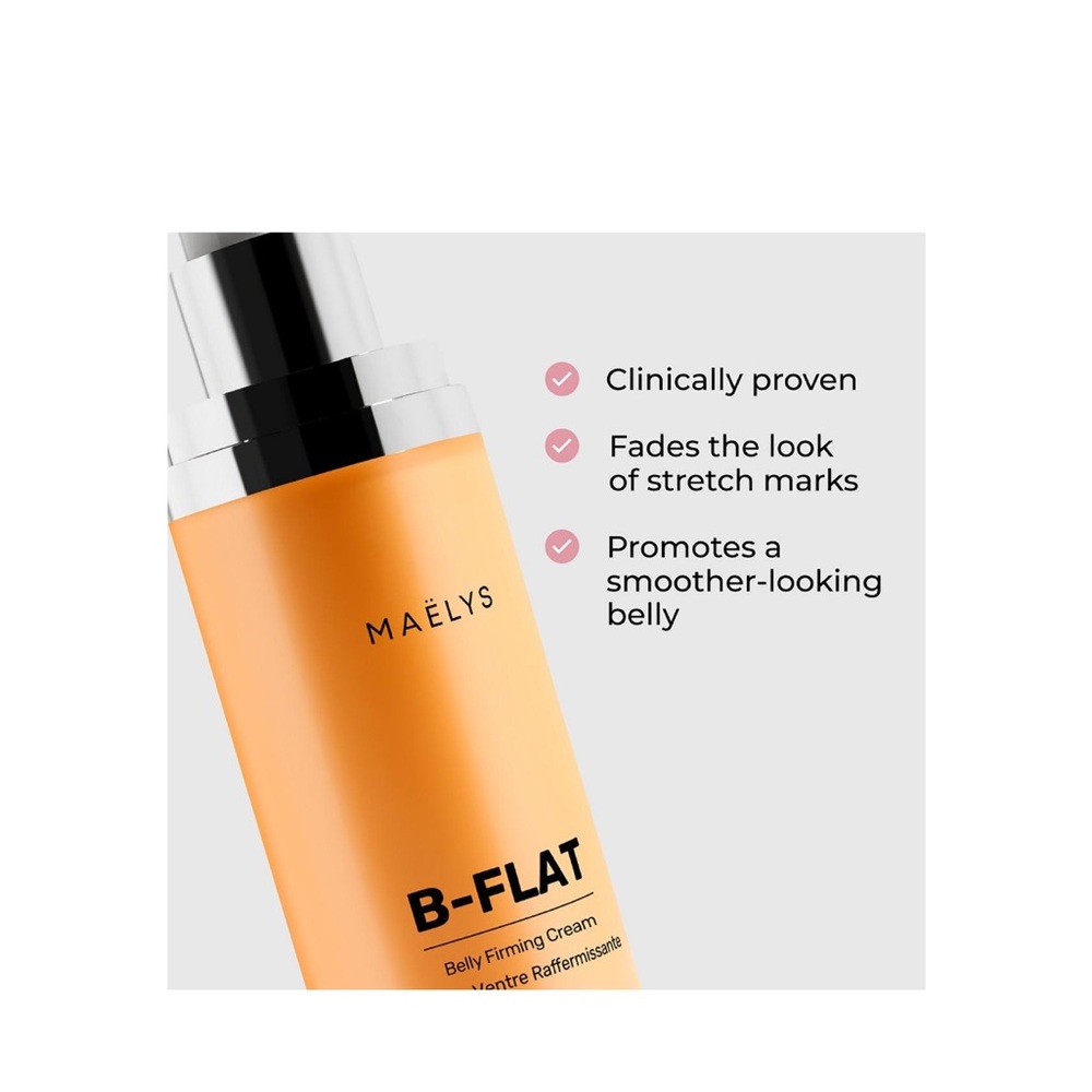 MAËLYS B-FLAT Belly Firming Cream - Vibrant Orange - Picture 2 of 9